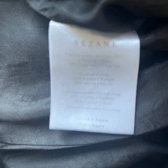 NWT Sézane Martin Herringbone Gray 2 - Picture 4 of 4